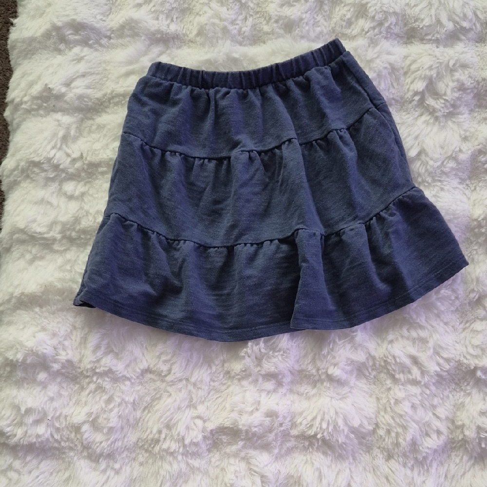 jumping beans Navy Blue Tiered Ruffle Skirt